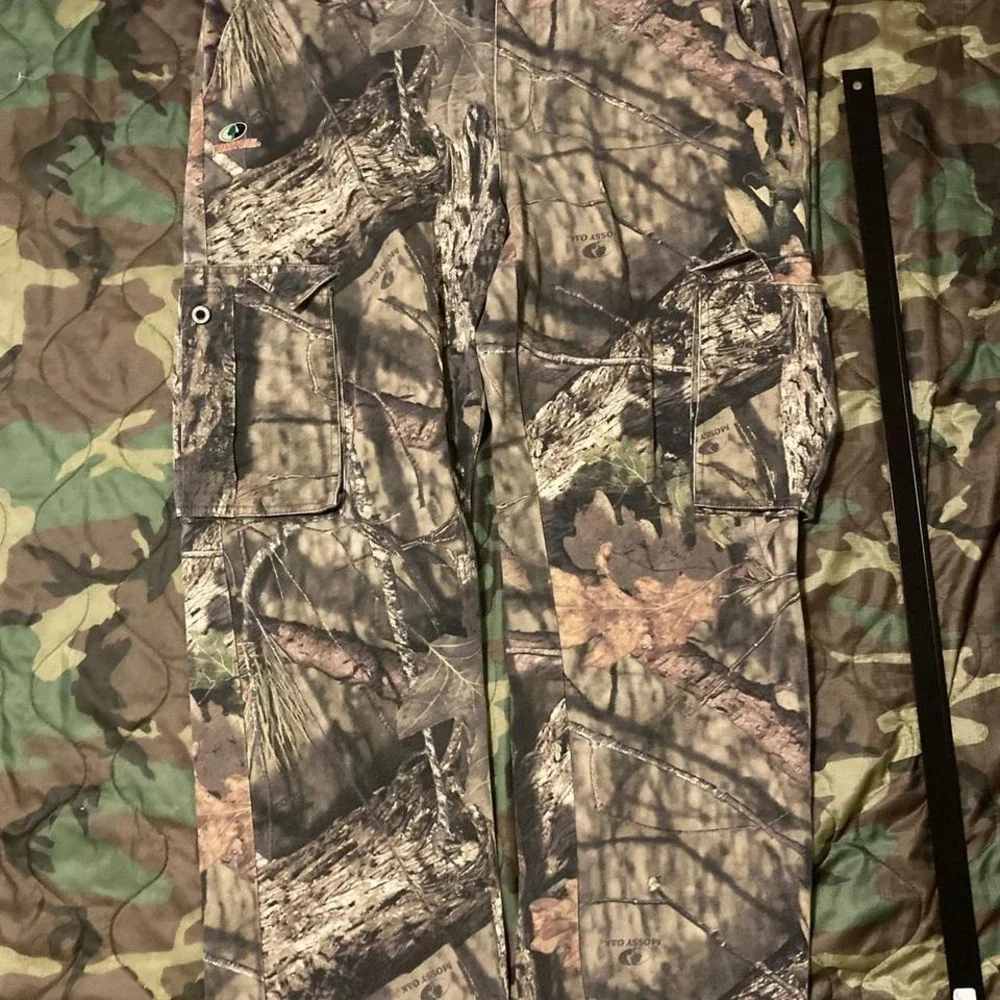 Mossy Oak y2k baggy camo all‎ over print cargo pants Realtree break up mens 40